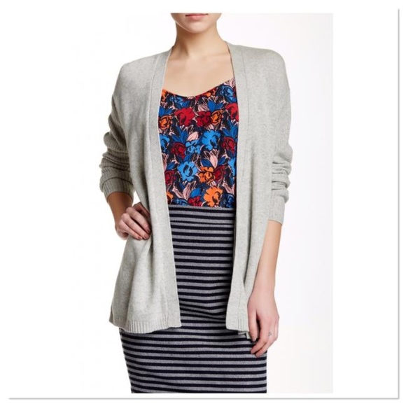 J.Crew Gray Warmspun Draped Open Cardigan S - Picture 1 of 6